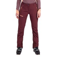 Schöffel Softshell Trousers Matrei Pant (high breathability, elastic waistband) long burgundy red Ladies