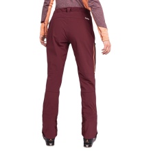 Schöffel Softshell Trousers Matrei Pant (high breathability, elastic waistband) long burgundy red Ladies