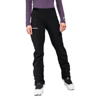 Schöffel Softshell Trousers Matrei Pant (high breathability, elastic waistband) long black Ladies