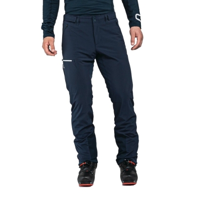 Schöffel Softshell Pants Matrei Pant (high breathability, elastic waistband) dark blue Men