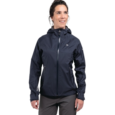 Schöffel Softshell Jacket Begoro 3-Layer (Hardshell, windproof, waterproof) navy blue Ladies