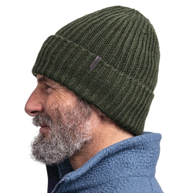 Schöffel Medford Knitted Hat (Ribbed Structure) khaki green - 1 piece