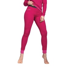 Schöffel Merino Sport Pants Base Layer (high moisture transport) long pink Women