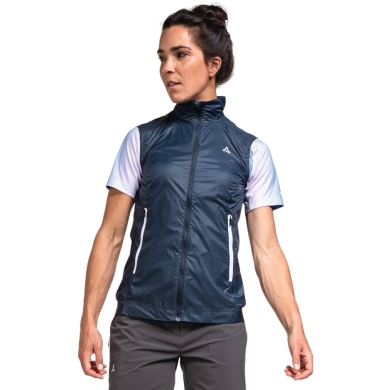 Schöffel Hiking Vest Bygstad (windproof, water-repellent) navy blue Ladies