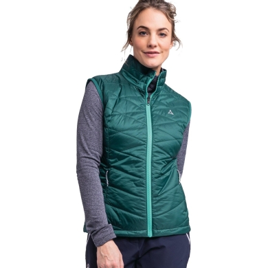 Schöffel Hiking Vest ZipIn Seewand Vest (water-repellent, windproof) green Women