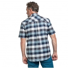 Schöffel hiking shirt Moraans (cotton blend) short-sleeved Schöffel grey/blue men