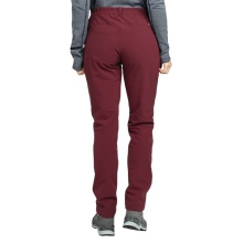 Schöffel Ascona Warm Hiking Trousers (4-Way Stretch, Water-Repellent) Long Burgundy Red Ladies