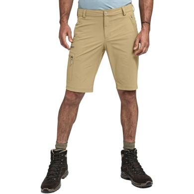 Schöffel Hiking Shorts Folkstone (Trekking, 4-Way Stretch) Short Beige Men's