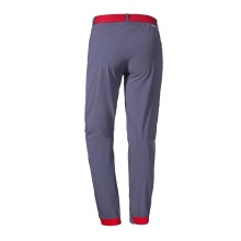 Schöffel Hiking Trousers Hestad Pant (4-Way Stretch, Water-Repellent) Long Dark Grey/Red Ladies