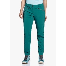 Schöffel Hiking Trousers Hestad Pant (4-Way Stretch, Water-Repellent) Long Dark Green Ladies