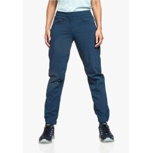 Schöffel Hiking Trousers Hestad Pant (4-Way Stretch, Water-Repellent) Long Navy Blue Ladies