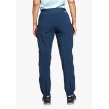 Schöffel Hiking Trousers Hestad Pant (4-Way Stretch, Water-Repellent) Long Navy Blue Ladies