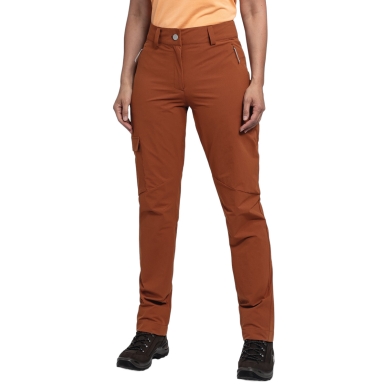 Schöffel Kitzstein Hiking Trousers (2-Way Stretch, Water-Repellent) Long Red/Brown Ladies