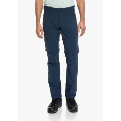 Schöffel Hiking Trousers Koper1 Zip Off (Legs detachable, breathable, quick-drying) dark blue Men