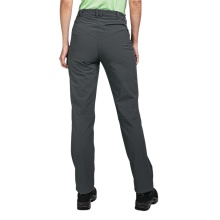 Schöffel Hiking Trousers Pant Engadin1 (4-Way Stretch, Durable) Long Dark Grey Ladies