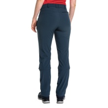 Schöffel Hiking Trousers Pant Engadin1 Zip Off (4-Way Stretch, Durable) Long Navy Blue Ladies