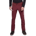 Schöffel Softshell Hiking Trousers Rinnen Pant (high breathability, elastic waistband) burgundy Men