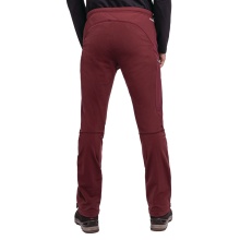 Schöffel Softshell Hiking Trousers Rinnen Pant (high breathability, elastic waistband) burgundy Men