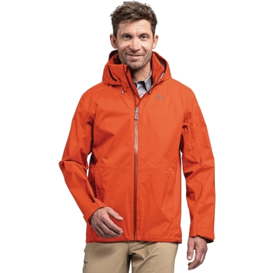 Schöffel Trekking Hiking Jacket Aiplspitz (waterproof, 2-layer VENTURI) orange men's