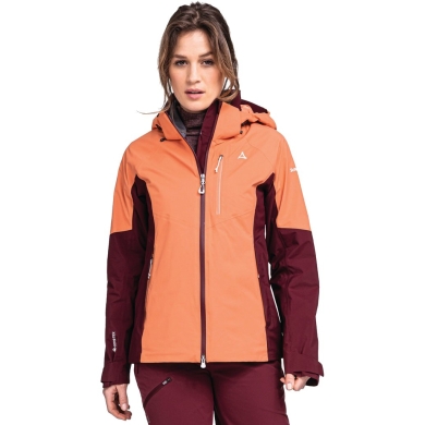 Schöffel Trekking-Hiking Jacket Gaschurn (2-layer, waterproof and breathable) orange/red Women