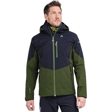 Schöffel Trekking-Hiking Jacket Gaschurn (2-layer, waterproof and breathable) dark blue/green Men