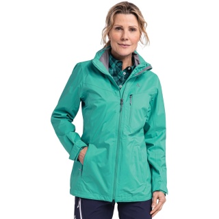 Schöffel Trekking Hiking Jacket ZipIn Stanzach (waterproof, durable) green ladies