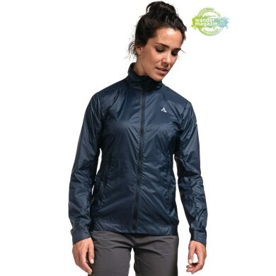 Schöffel Hiking Windbreaker Bygstad (lightweight, windproof, water-repellent) dark blue Women