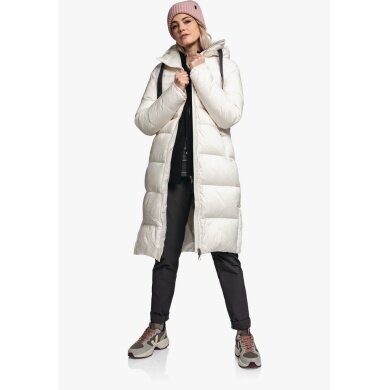 Schöffel Winter Down Coat Kenosha (windproof, water-repellent) white Women