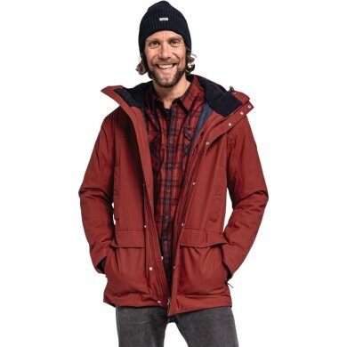 Schöffel Winter Parka Rotterdam (waterproof) red Men