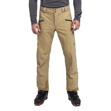 Schöffel Winter Ski Pants Pizac Pant 3L (4-way stretch, waterproof) beige-brown Men