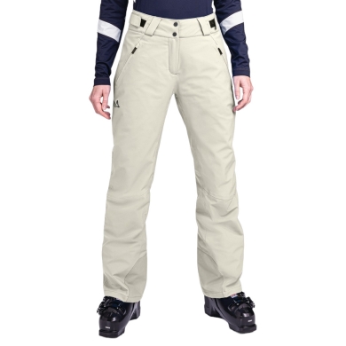 Schöffel Winter Ski Trousers Weissach Pant (4-Way Stretch, waterproof, high wearing comfort) natural ladies