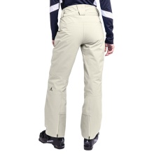 Schöffel Winter Ski Trousers Weissach Pant (4-Way Stretch, waterproof, high wearing comfort) natural ladies