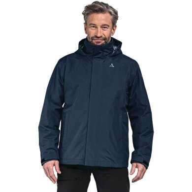 Schöffel Winter Jacket 3in1 Partinello (waterproof and windproof) navy blue Men