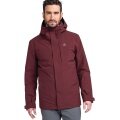 Schöffel Hiking-Winter Jacket Auerspitz 3in1 (waterproof, windproof, breathable) burgundy Men