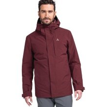 Schöffel Hiking-Winter Jacket Auerspitz 3in1 (waterproof, windproof, breathable) burgundy Men