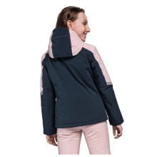 Schöffel Winter Ski Jacket Furgler (waterproof, windproof) dark blue/pink Kids