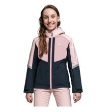 Schöffel Winter Ski Jacket Furgler (waterproof, windproof) dark blue/pink Kids