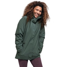 Schöffel Winter Jacket Heat Cambria (Intellitex Heat Technology, Heating Pads) Dark Green Women