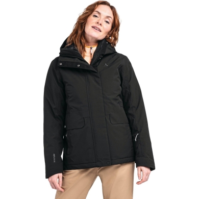 Schöffel Winter Jacket Insulated Antwerp (Hood, waterproof, breathable) black Women