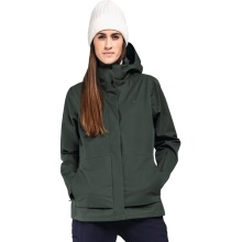 Schöffel Winter Jacket ZipIn Toledo (waterproof, windproof, breathable) dark green ladies