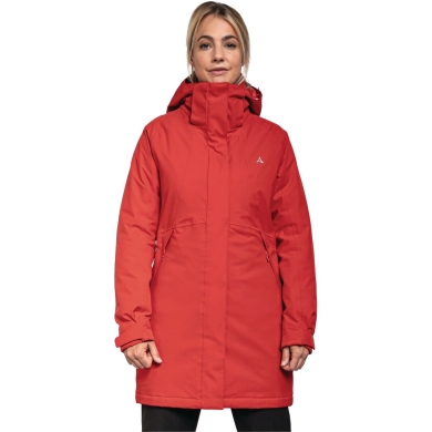 Schöffel Winter Coat Insulated Bastianisee (4-way stretch, waterproof, breathable) red Women