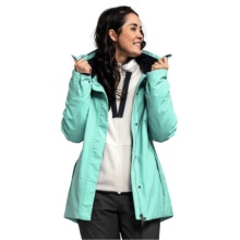 Schöffel Winter Coat Insulated Shoredrive Parka (waterproof and windproof) aqua blue Women