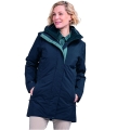 Schöffel Winter Jacket 3in1 Parka Barth (2-way stretch, waterproof, windproof) navy blue Women