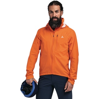 Schöffel Bicycle Rain Jacket 2.5-Layer Bohusleden (waterproof) orange Men