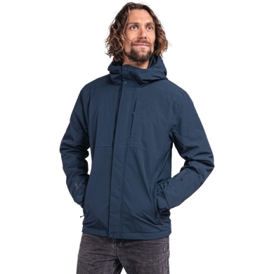 Schöffel Winter Jacket Insulated Antwerp (Hood, waterproof, breathable) navy blue Men