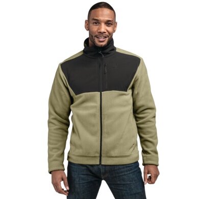 Schöffel Fleece Jacket Urban Fleece Style Gregale (very warm, moisture-regulating) green/black men's