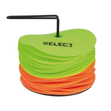 Select Marker Discs (12x yellow, 12x orange, approx. 15cm) - including holder 24-piece set