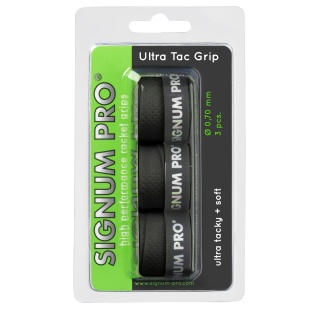 Signum Pro Overgrip UltraTac 0.70mm black 3-pack