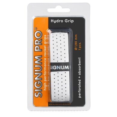 Signum Pro Basic Grip Hydro 1.9mm (sweat absorption, perforated) white - 1 piece