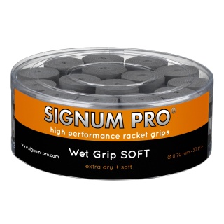 Signum Pro Overgrip Wet Soft 0.60mm grey 30-pack Box